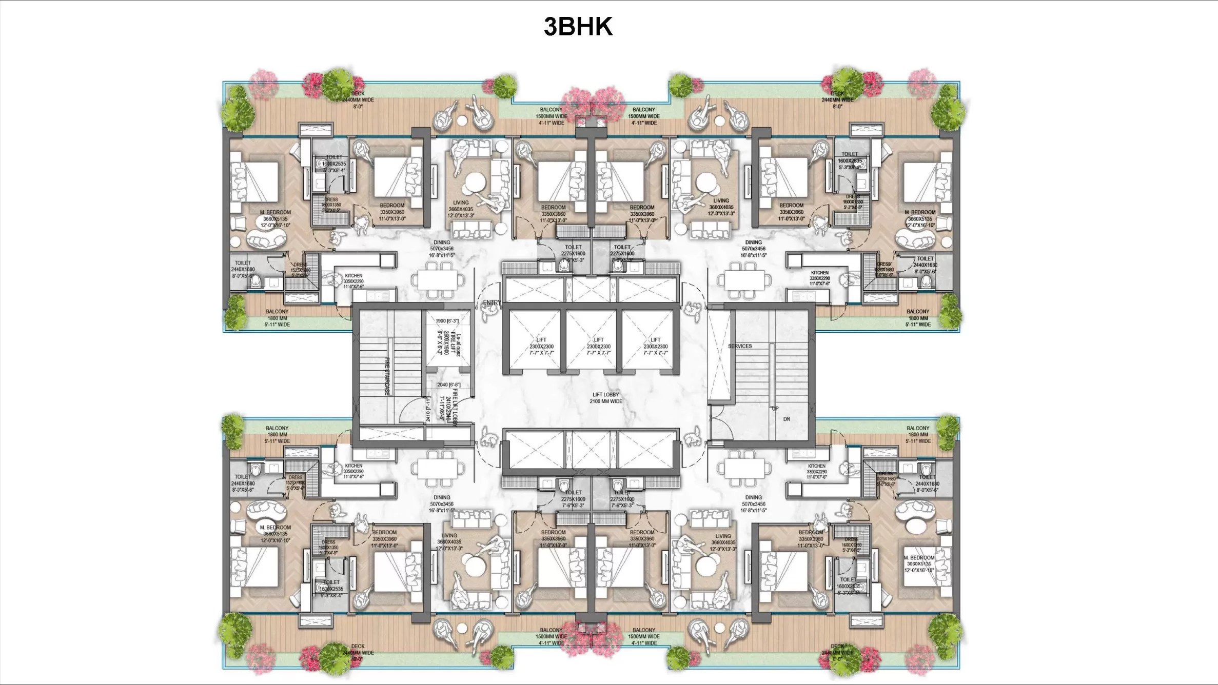 Premium  3 BHK at Jacob & Co Residences